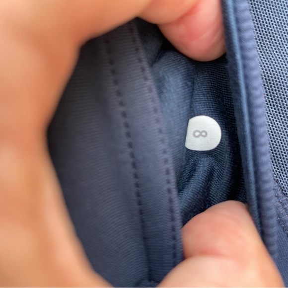 Lululemon Wunder Under Blue Ankle Length Leggings Size 8 - Picture 2 of 5